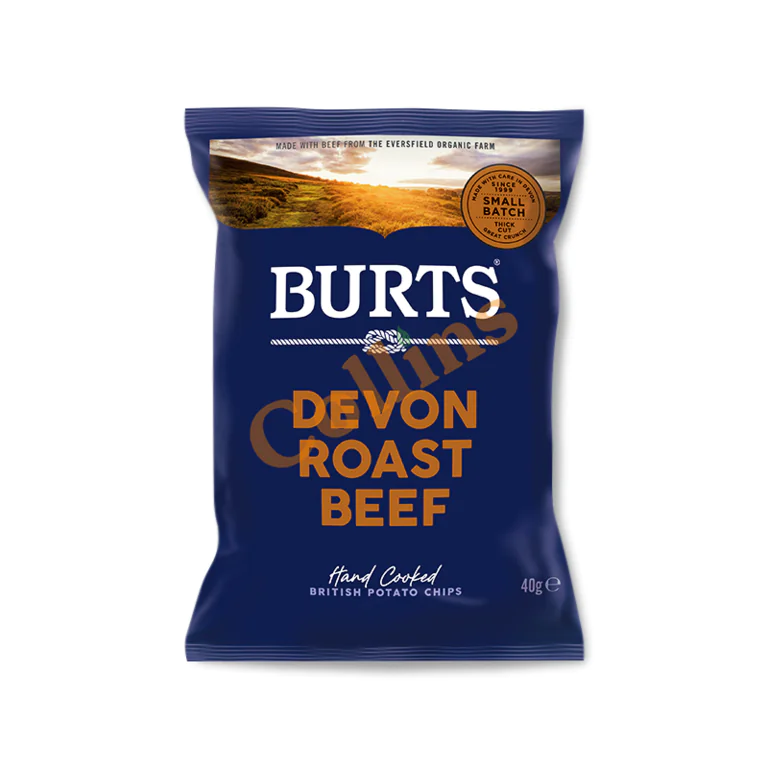 ROAST BEEF CRISPS 20 X 40g BURTS